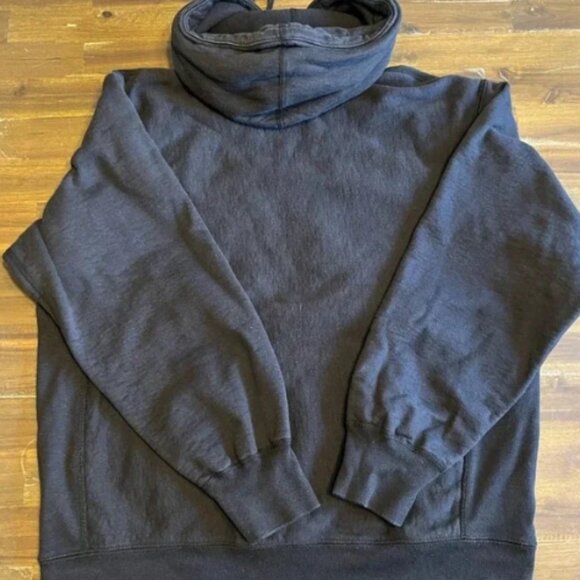 Supreme Micro Logo Black Hooded Sweatshirt - Picture 4 of 14